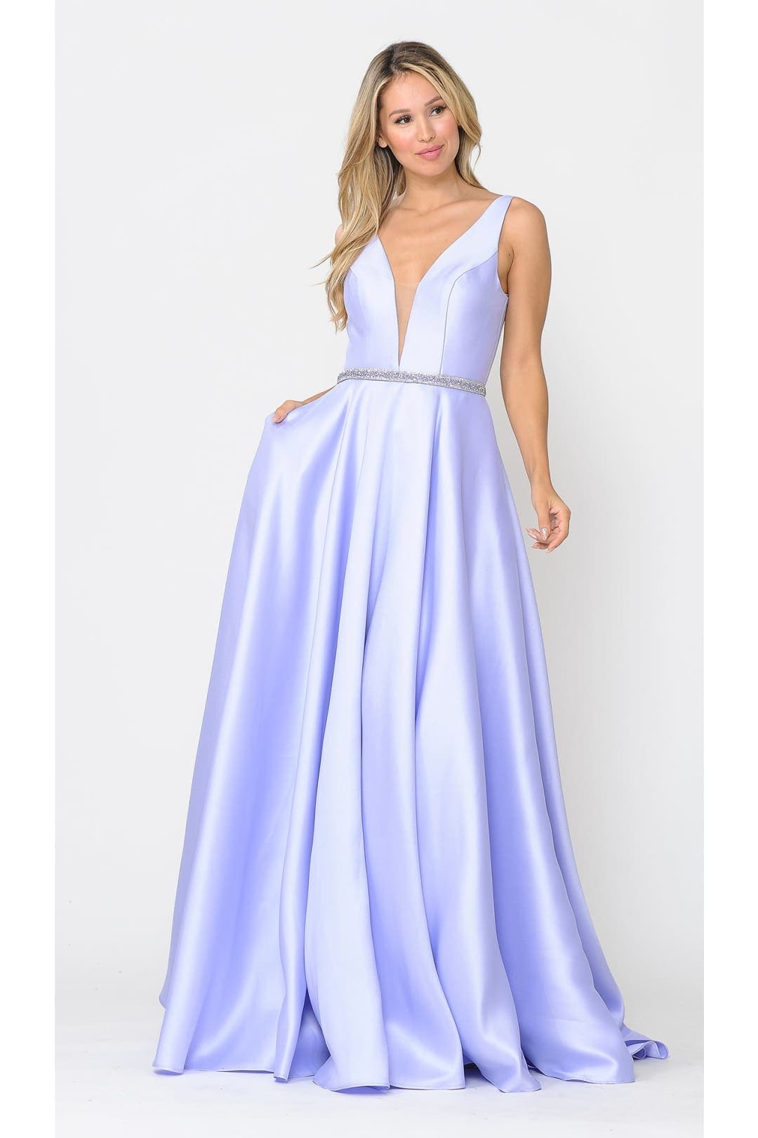 Red Carpet Formal Long Dress - LILAC / XS