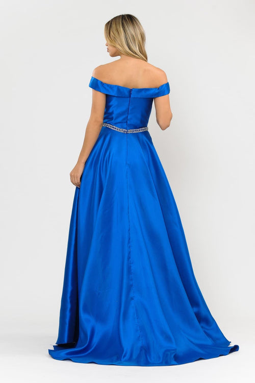 Off The Soulder Prom Formal Gown