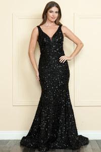Poly USA 9108 Red Carpet Sequined Dress