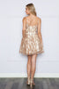Poly USA 9196 Glitter Short Homecoming Dress