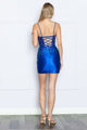 Poly USA 9218 Embellishment Bodycon Party Dress