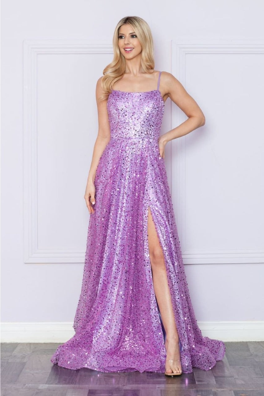 Poly USA 9290 Side Pockets A-Line Pageant Dress | Formal Dress Shops Poly USA 9290 Side Pockets A-Line Pageant Dress | Formal Dress Shops