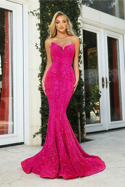 Portia And Scarlett 21208 Strapless Long Prom Dress - Prom Dress