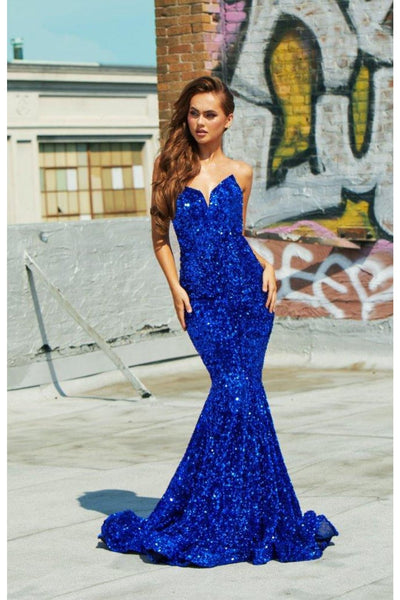 Portia And Scarlett 21208 Strapless Long Prom Dress - Prom Dress