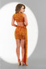 Portia and Scarlett PS106X Cut Out Sides Sequin Sexy Short Party Dress - Dress