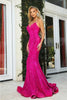 Portia and Scarlett PS21208 -long- Strapless Sequin Evening Gown - Gold / 16 - Dress