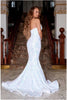 Portia and Scarlett SP21208B Pointed Sweetheart Wedding Ivory Gown - Dress