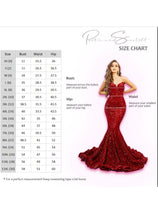 Portia and Scarlett PS22036-long-Boned Corset Long Mermaid Formal Prom Gown