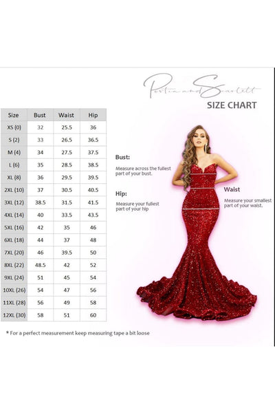 Portia and Scarlett SP22036 Corset Bone Prom Formal Gown - Dress