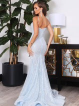 Portia and Scarlett PS22036-long-Boned Corset Long Mermaid Formal Prom Gown