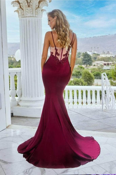 Portia and Scarlett PS22162 -long- Prom Gown with an Embellished Illusion Bodice for Elegance - Dress