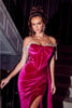 Portia and Scarlett PS22193 -long- Bedazzled Off Shoulder Sheath Dress for Glamorous Appeal - Blush / 2 - Dress