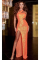 Portia and Scarlett PS22380 -long- Prom Dress Featuring a Stylish Sequin Cutout Design - Dress