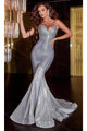 Portia and Scarlett PS22508 -long- Strapless Mermaid Gown with a Flattering Silhouette - Pink-Ombre / 00 - Dress
