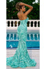 Portia and Scarlett PS22538 Strapless Sequin Mermaid Evening Prom Gown - Dress
