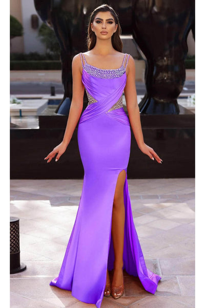 Portia and Scarlett PS23049 -long- Draped Scoop Evening Gown - Pink / 18 - Dress