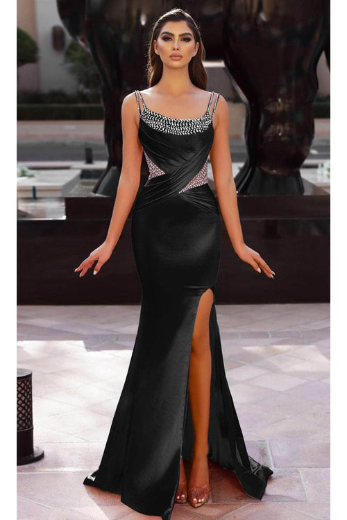 Portia and Scarlett PS23049 -long- Draped Scoop Evening Gown - Pink / 20 - Dress