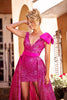 Portia and Scarlett PSPS23169 High Low Homecoming Glitter Dress - Dress