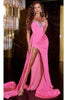 Portia and Scarlett PS23188 -long- Prom Dress Featuring a Jeweled Bustier Design - Red / 14 - Dress