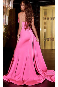 Portia and Scarlett PS23188 -long- Prom Dress Featuring a Jeweled Bustier Design - Red / 16 - Dress