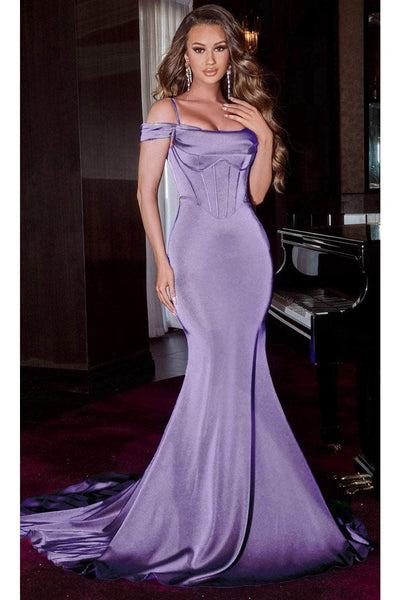 Portia and Scarlett PS23189 - long-Mermaid Prom Dress with Bustier Top - Cobalt / 12 - Dress