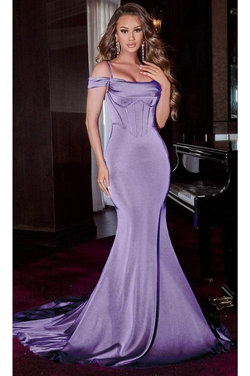 Portia and Scarlett PS23189 - long-Mermaid Prom Dress with Bustier Top - Cobalt / 12 - Dress