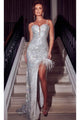 Portia and Scarlett PS23233 -long- Evening Gown with a Beaded Sweetheart Neckline - Dress