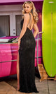 Portia and Scarlett PS23254 - long-Evening Dress with Cowl Detailing - Black / 00 - Dress