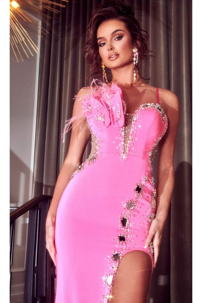 Portia and Scarlett PS23278 -long- Beaded Sweetheart Prom Gown - Black / 22 - Dress