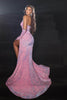 Portia and Scarlett PS23680 - Long -Gown with Crystal Embellishments - Pink / 22 - Dress