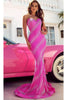 Portia and Scarlett PS23894 Sweetheart Mermaid Special Occasion Gown - HOT PINK / Dress