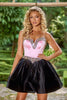 Portia and Scarlett PS24014 Strapless Beaded Homecoming Velvet Dress - Dress