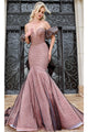 Portia and Scarlett PS24065 - long-Prom Dress with Bow Back Detail - Black-Nude / 00 - Dress