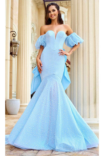 Portia and Scarlett PS24065 - long-Prom Dress with Bow Back Detail - Black-Nude / 2 - Dress