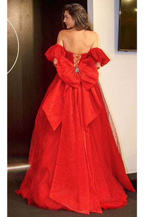 Portia and Scarlett PS24066 -long- Sweetheart Ballgown with Slit - Black-Nude / 10 - Dress