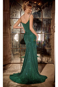 Portia and Scarlett PS24178 -long- Beaded Sweetheart Prom Dress for Classic Glamour - Blue / 8 - Dress