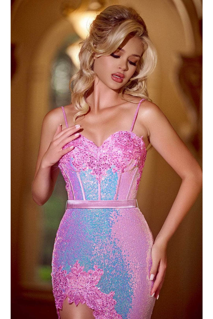 Captivating Shimmer: Portia and Scarlett's Beaded and Sequined Cocktail Dress