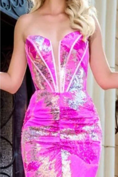 Portia and Scarlett PS24317 Stunning Corset Fit Mermaid Evening Gown - Dress