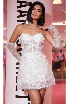 Short Wedding Dress Ivory portia and scarlett PS24446