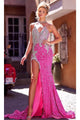 Portia and Scarlett PS24631 -long- Strapless Gown Featuring a Flattering V-Neckline - Pink / 00 - Dress