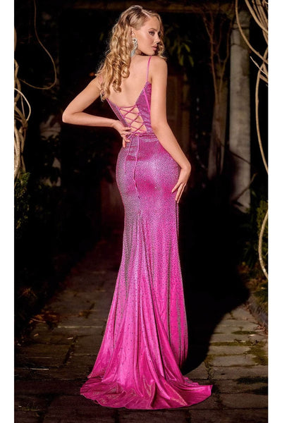 Portia and Scarlett PS24678 -long- Embellished Trumpet Prom Dress - Emerald / 14 - Dress