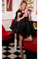 Portia and Scarlett PS24769 -short- Sleeveless Cocktail Dress with Sequins - Black / 00 - Dress