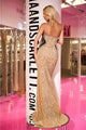 Portia and Scarlett PS24867C Rhinestone Embellished Red Carpet Dress - Dress