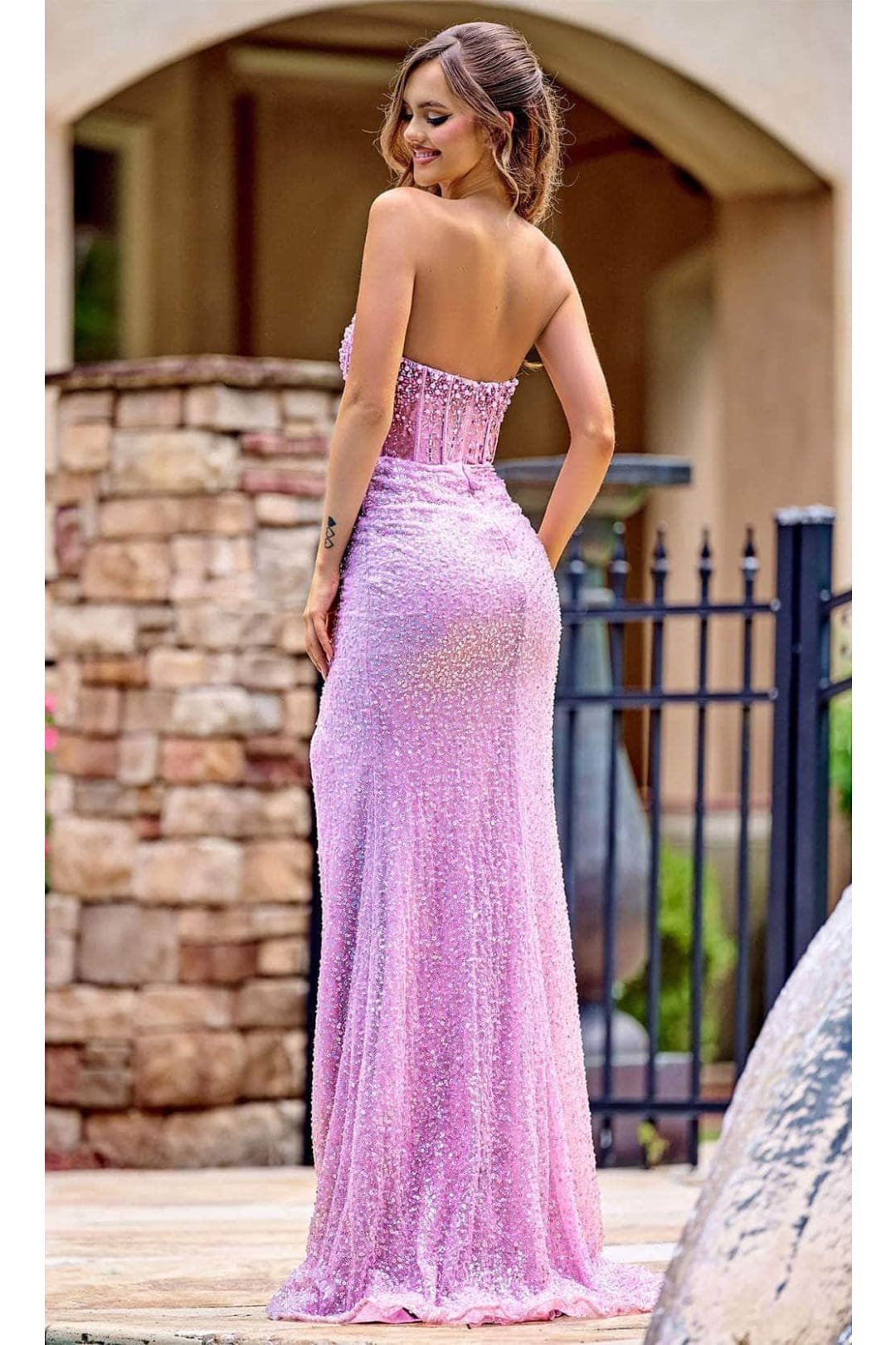 Portia and Scarlett PS24942 - long - Asymmetrical Prom Dress with Embellishments - Black / 20 - Dress