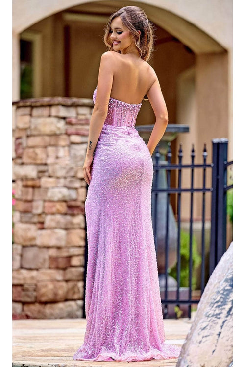 Portia and Scarlett PS24942 - long - Asymmetrical Prom Dress with Embellishments - Black / 20 - Dress