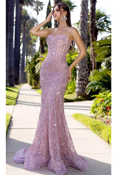 Portia and Scarlett PS25156 - Intricate Embellished Prom Dress - Blue / 00 - Prom Dresses