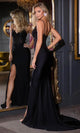 Sophisticated Beaded Prom Gown by Portia and Scarlett