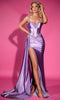 Portia and Scarlett PS25203 - Sash Detailed Prom Dress - Cobalt / 4 - Prom Dresses