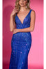 Portia and Scarlett PS25267 - Beaded V-Neck Prom Dress - Prom Dresses