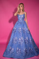 Portia and Scarlett PS25272 Dress - Blue / 00 - Prom